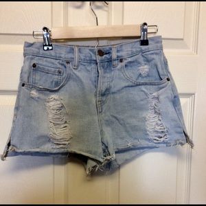 Forever 21 cut off denim shorts
